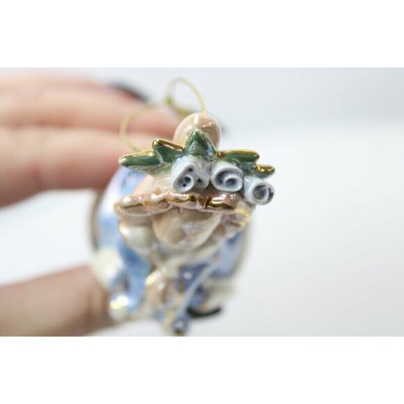 Vintage 2001 Blue Sky Corp "Joy" Angel Christmas Ornament Heather Goldmine - Picture 7 of 8